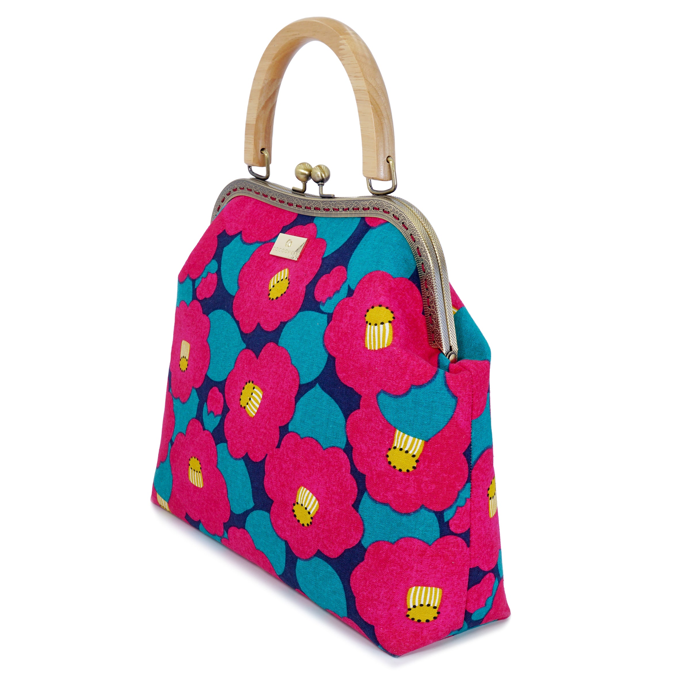 Clasp Handbag - Camellia Japonica(PK)