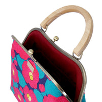Clasp Handbag - Camellia Japonica(PK)