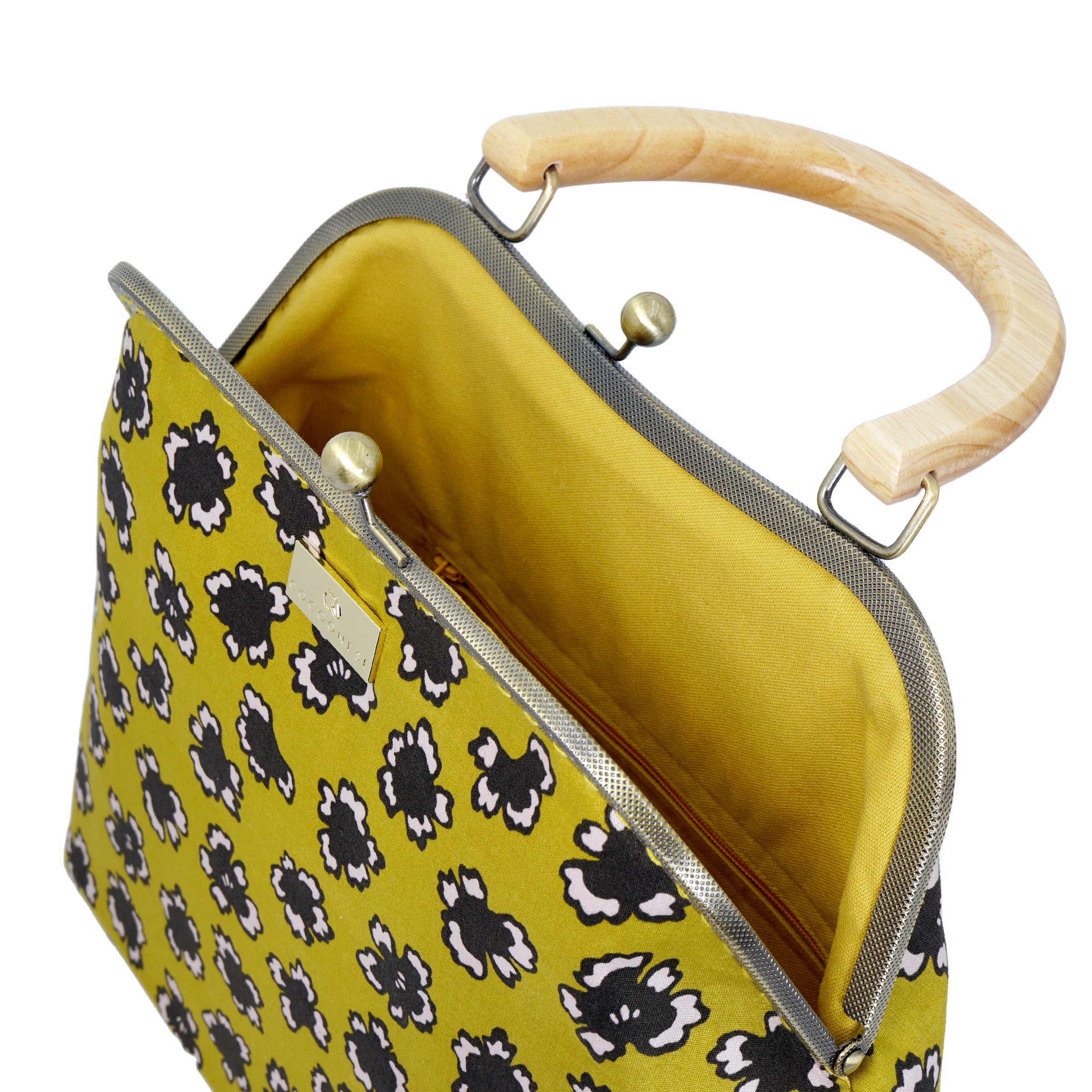 40% OFF -Clasp Handbag - Popcorn