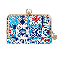 Kiss Clasp Card Holder - Peranakan Tiles
