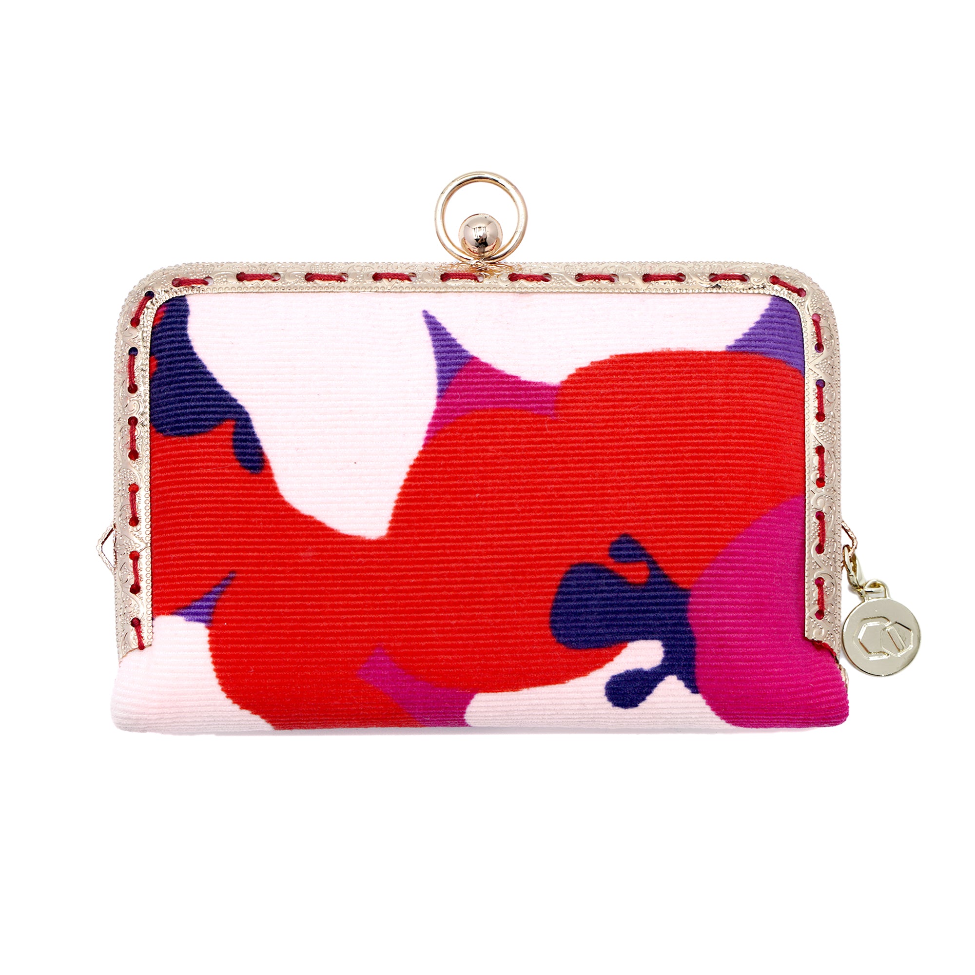 20% OFF - Kiss Clasp Card Holder - Camilla's Blush