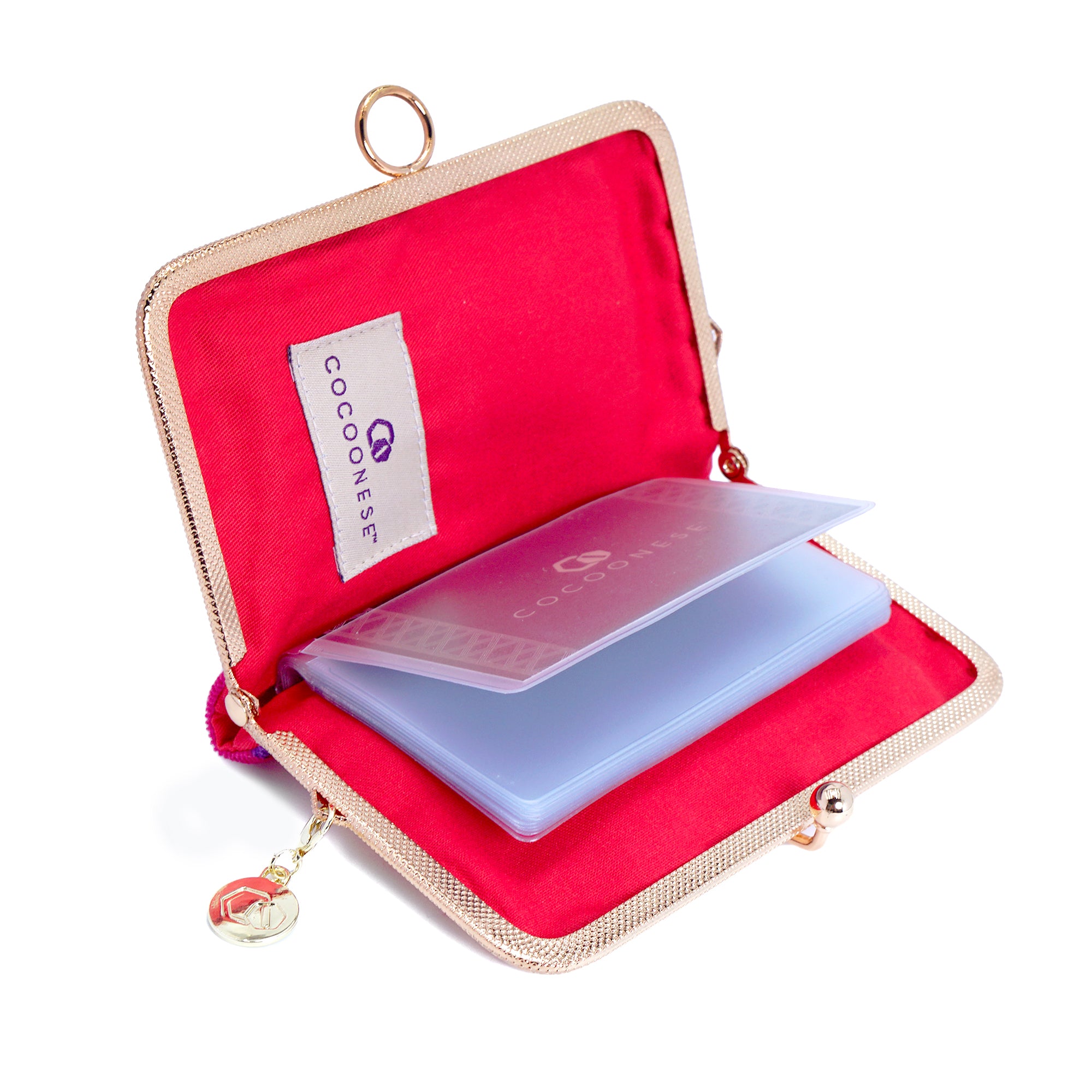 20% OFF - Kiss Clasp Card Holder - Camilla's Blush