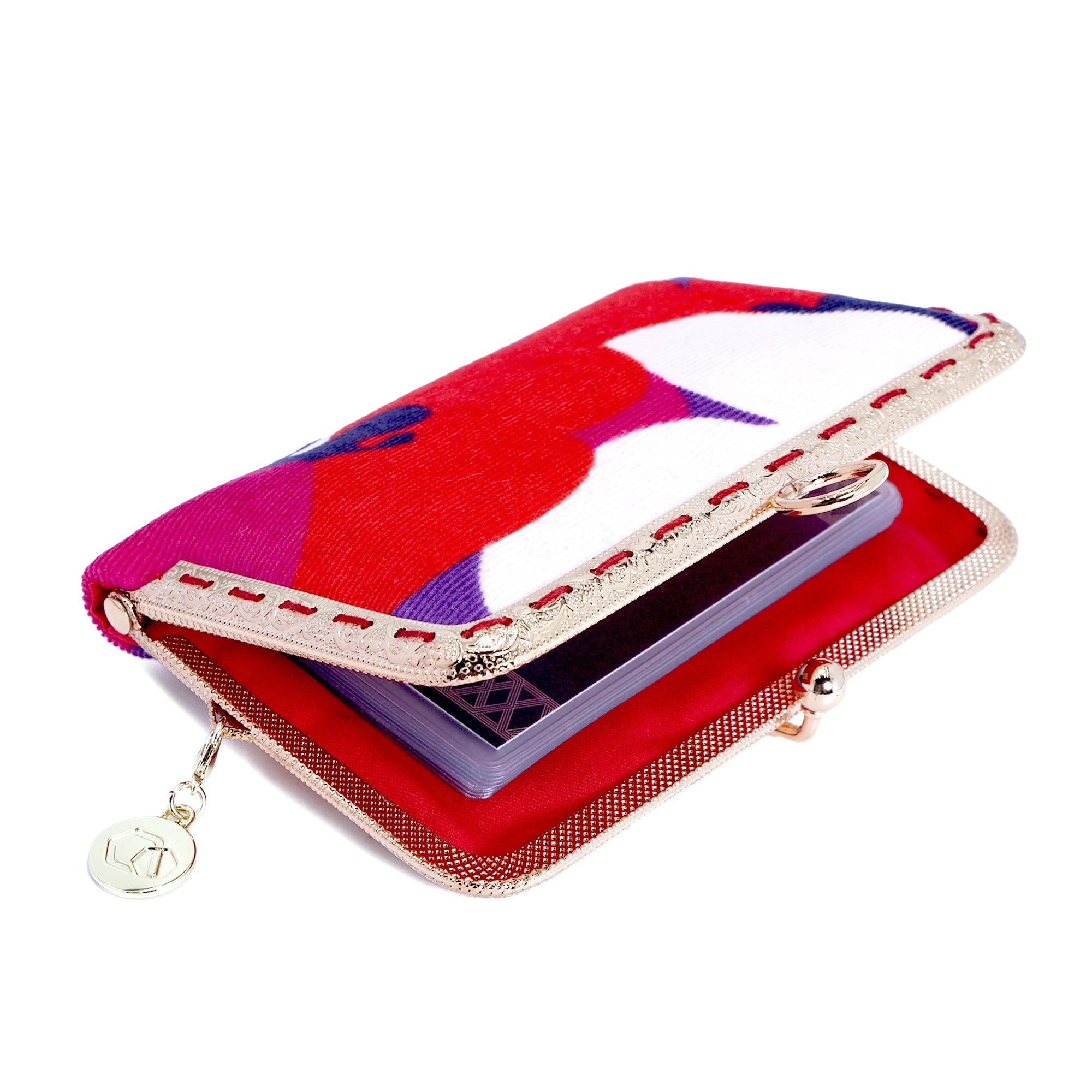 20% OFF - Kiss Clasp Card Holder - Camilla's Blush