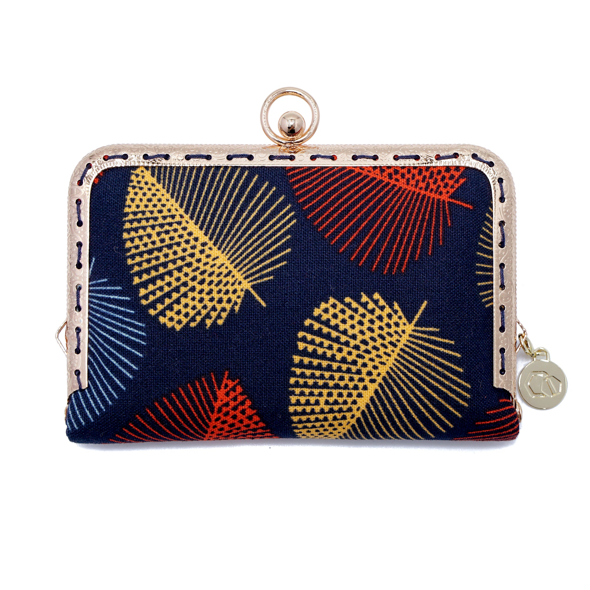 Kiss Clasp Card Holder - Fall