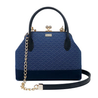 Leather Top-Handle Bag - Under the Wave