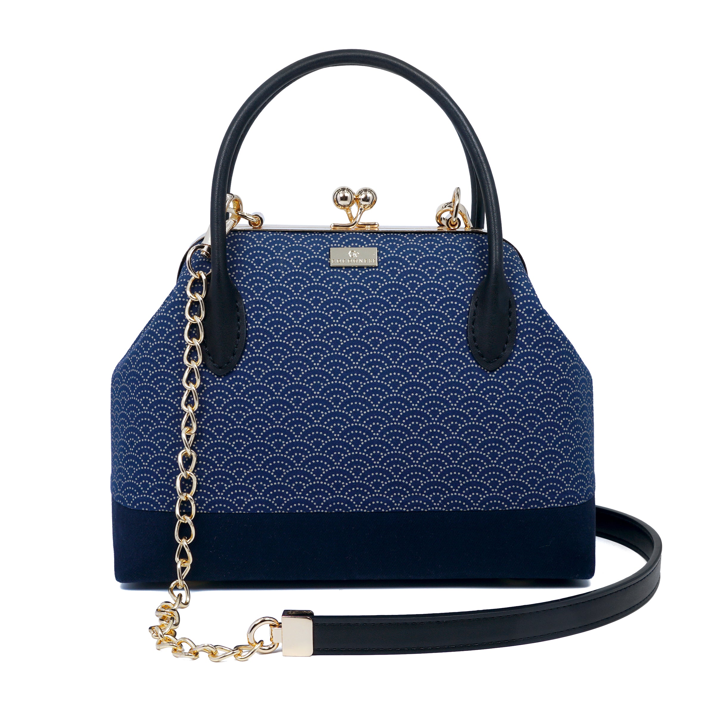 Leather Top-Handle Bag - Under the Wave