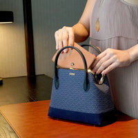 Leather Top-Handle Bag - Under the Wave