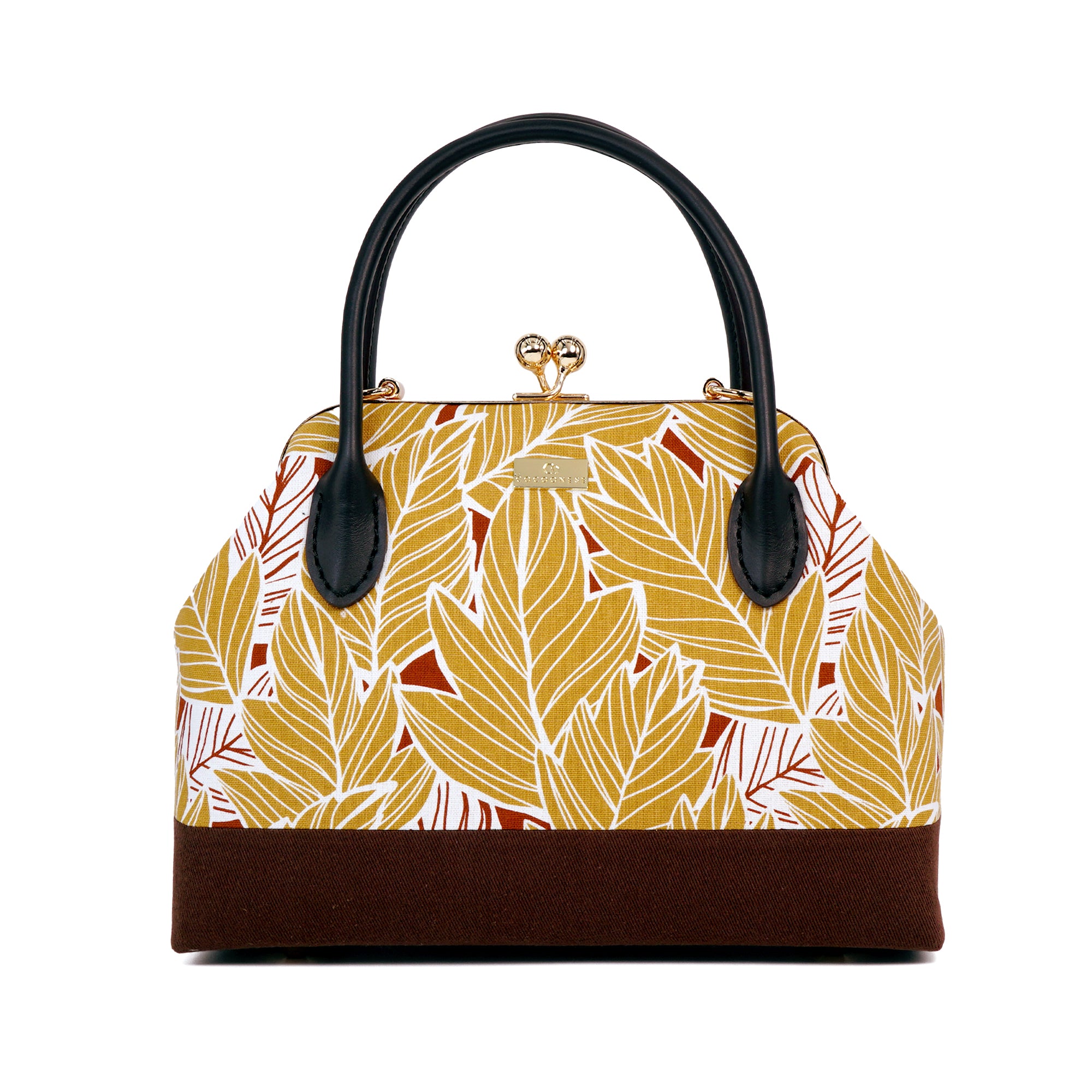 Leather Top-Handle Bag - Vein Ink(BN)