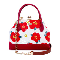 Leather Top-Handle Bag - Cotton Rose
