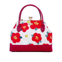 Leather Top-Handle Bag - Cotton Rose