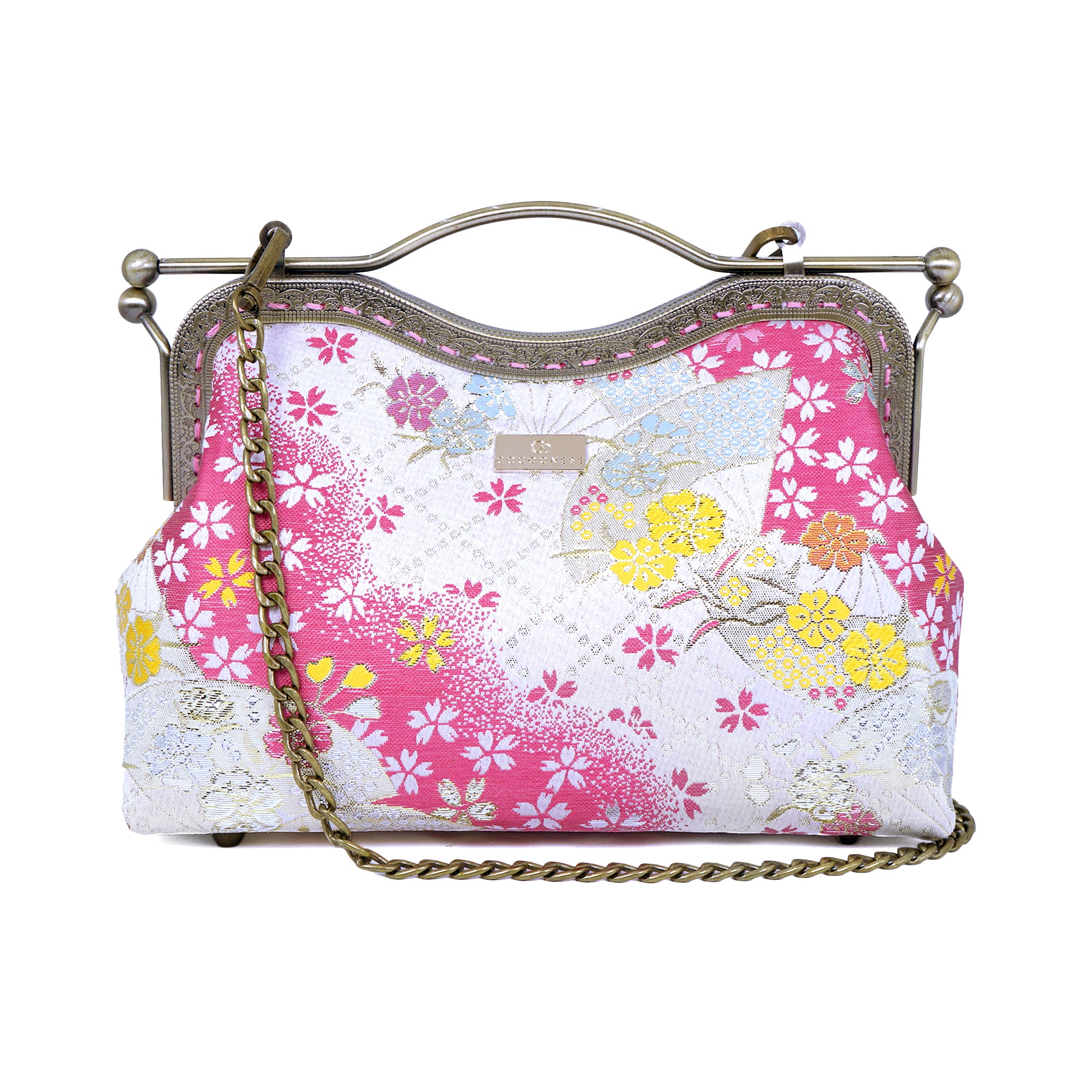 Dual Lock Metal Handle Bag - Nocturne