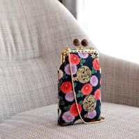 Cell Phone Purse - Goldfish & Flowers