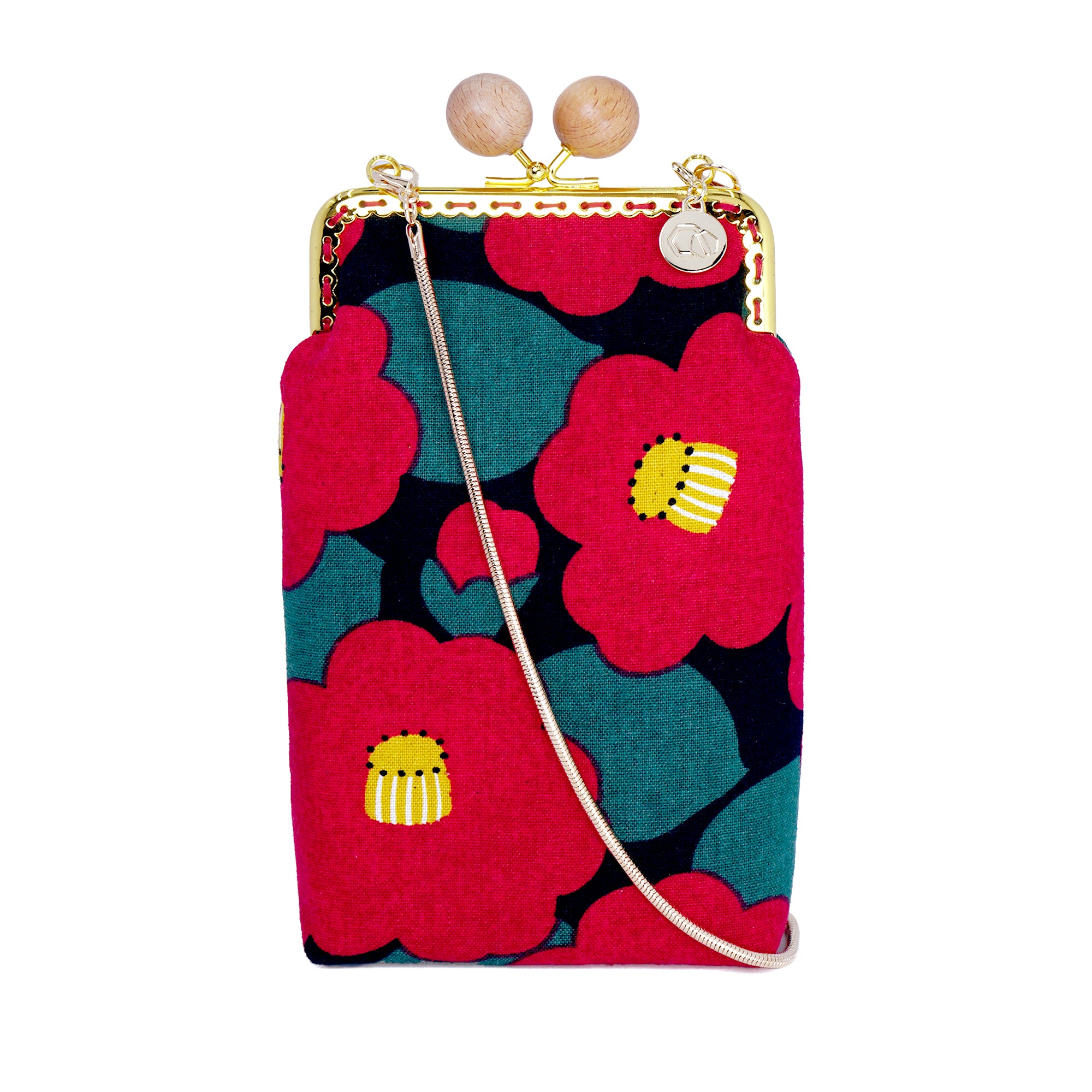 Cell Phone Purse - Camellia Japonica
