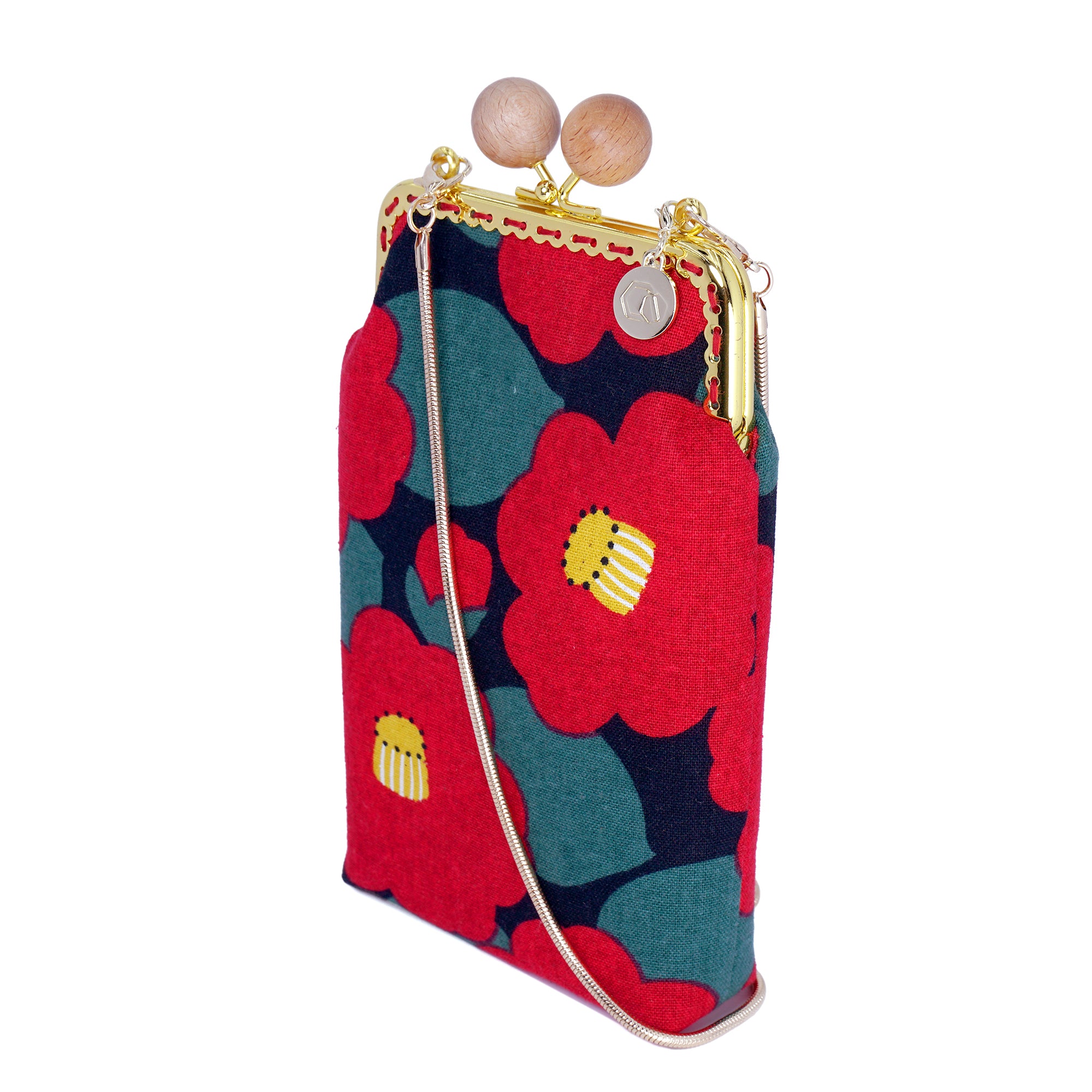 Cell Phone Purse - Camellia Japonica