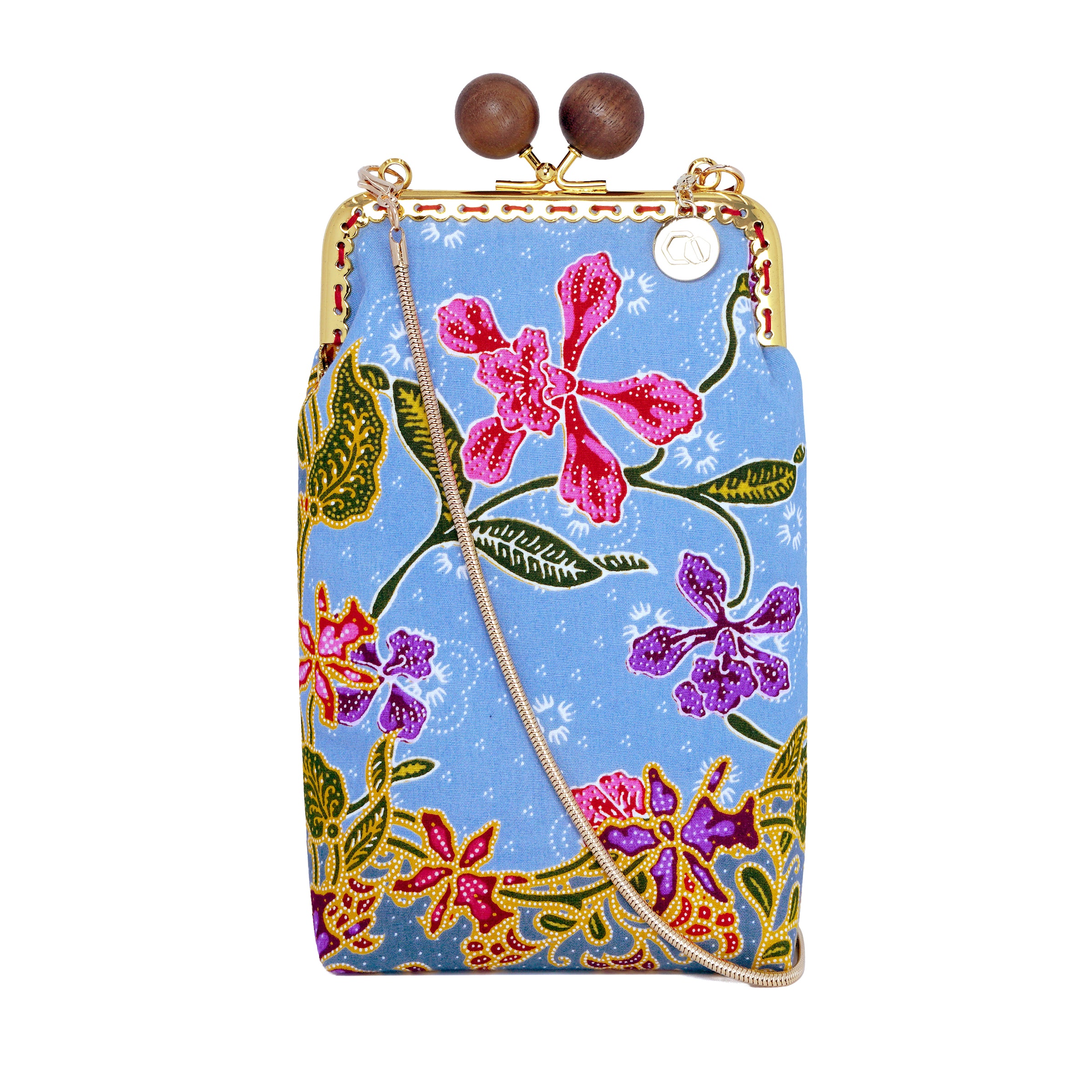 Cell Phone Purse - Orchid Garden