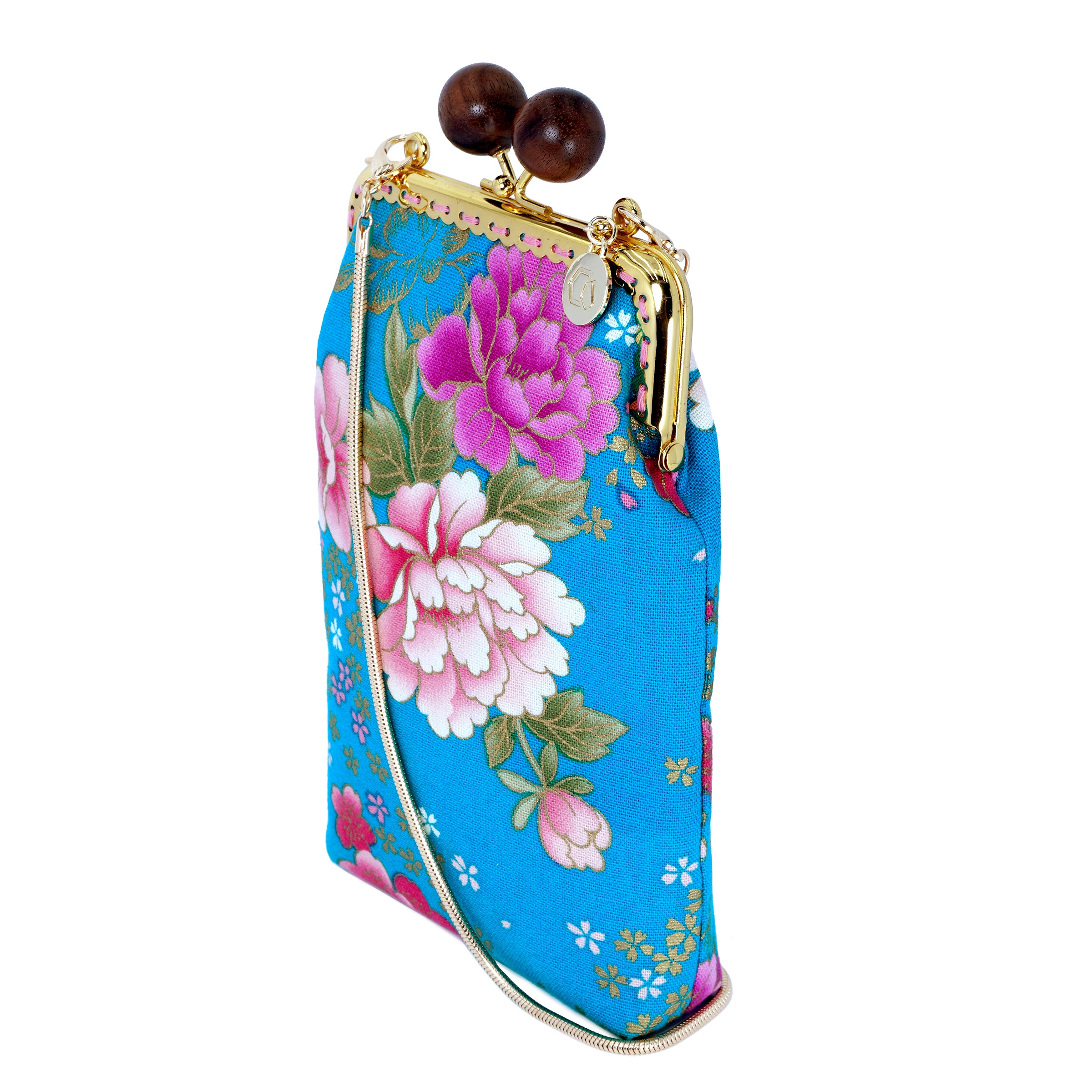 Cell Phone Purse - Peony Cluster