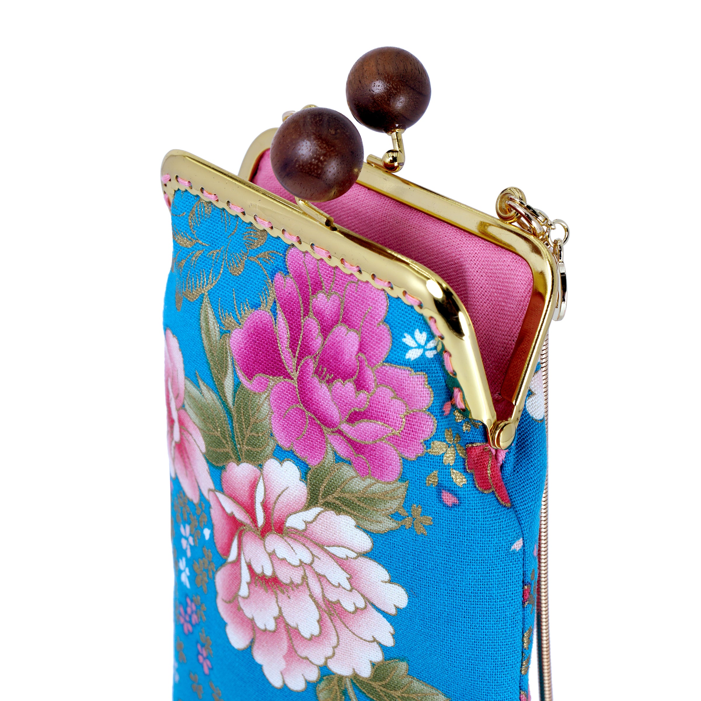 Cell Phone Purse - Peony Cluster