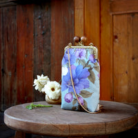 Cell Phone Purse - Paeonia Waves