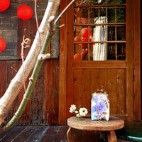 Cell Phone Purse - Paeonia Waves