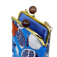 Cell Phone Purse - Blue Pomegranate