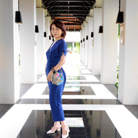 30% OFF - Round Hard Case Bamboo Handle Bag - Jlamprang(BL)