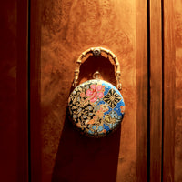 30% OFF - Round Hard Case Bamboo Handle Bag - Jlamprang(BL)