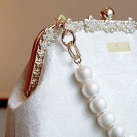 Rhinestone Frame Clutch Bag - Diamond