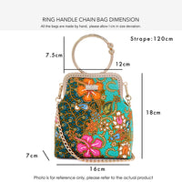 Ring Handle Chain Bag - Pesisir