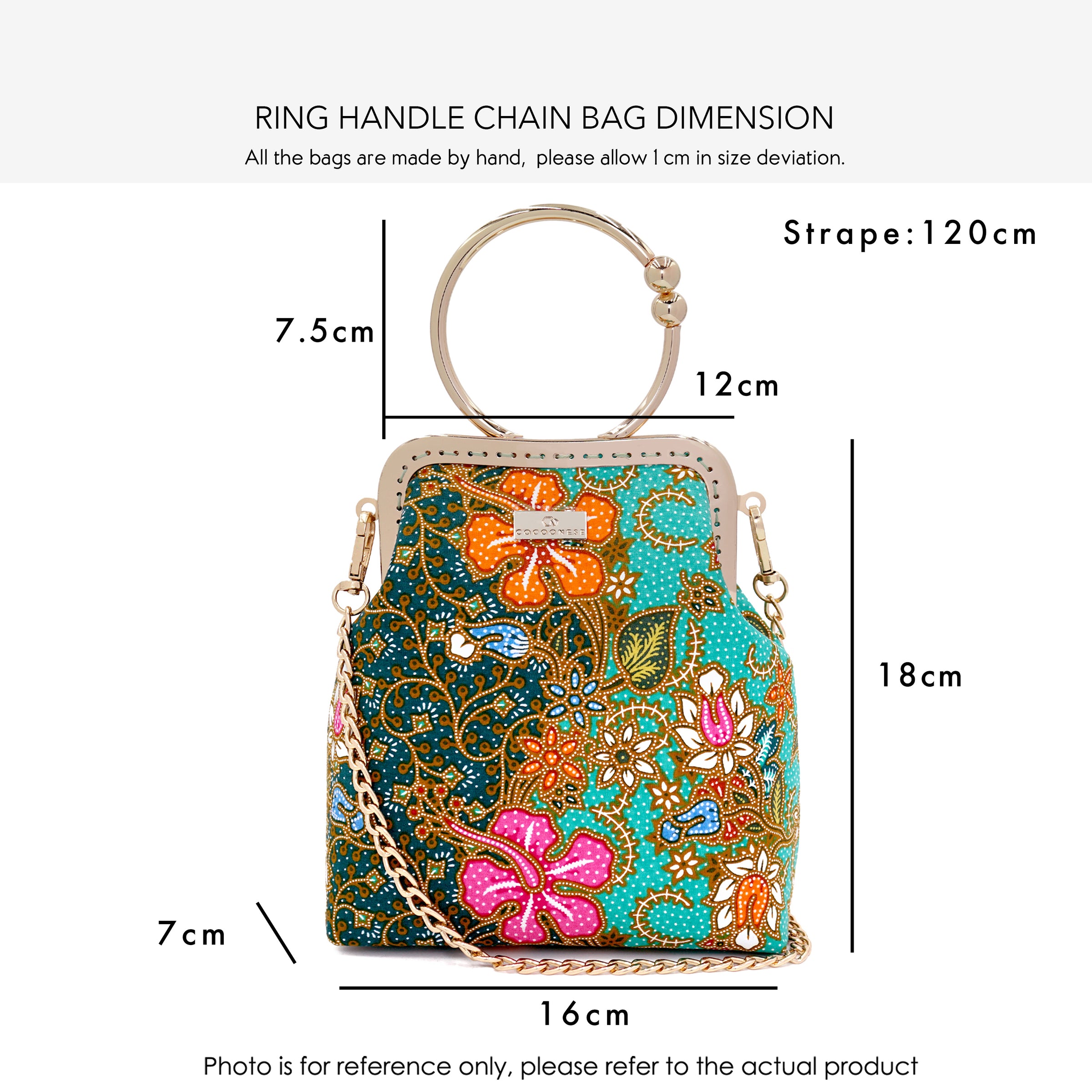 Ring Handle Chain Bag - Pesisir