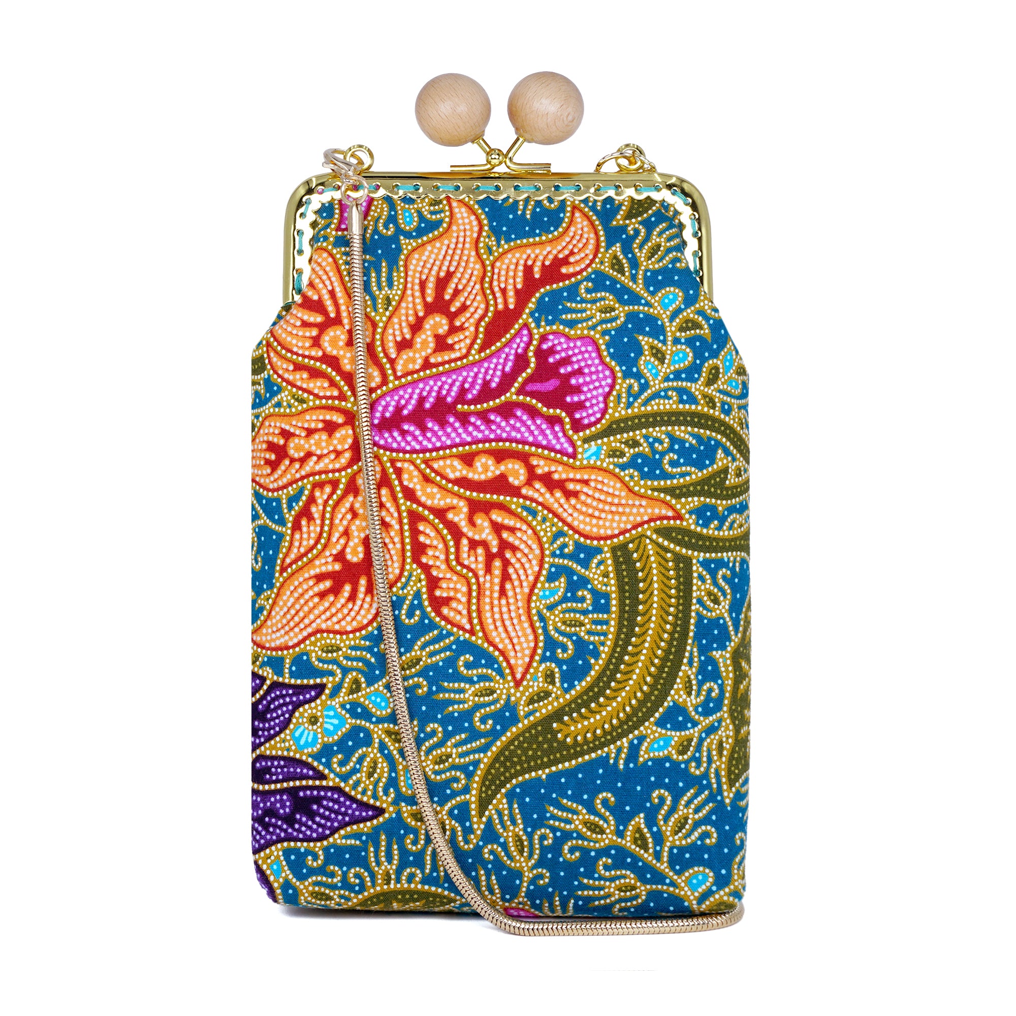30% OFF - Cell Phone Purse - Batik