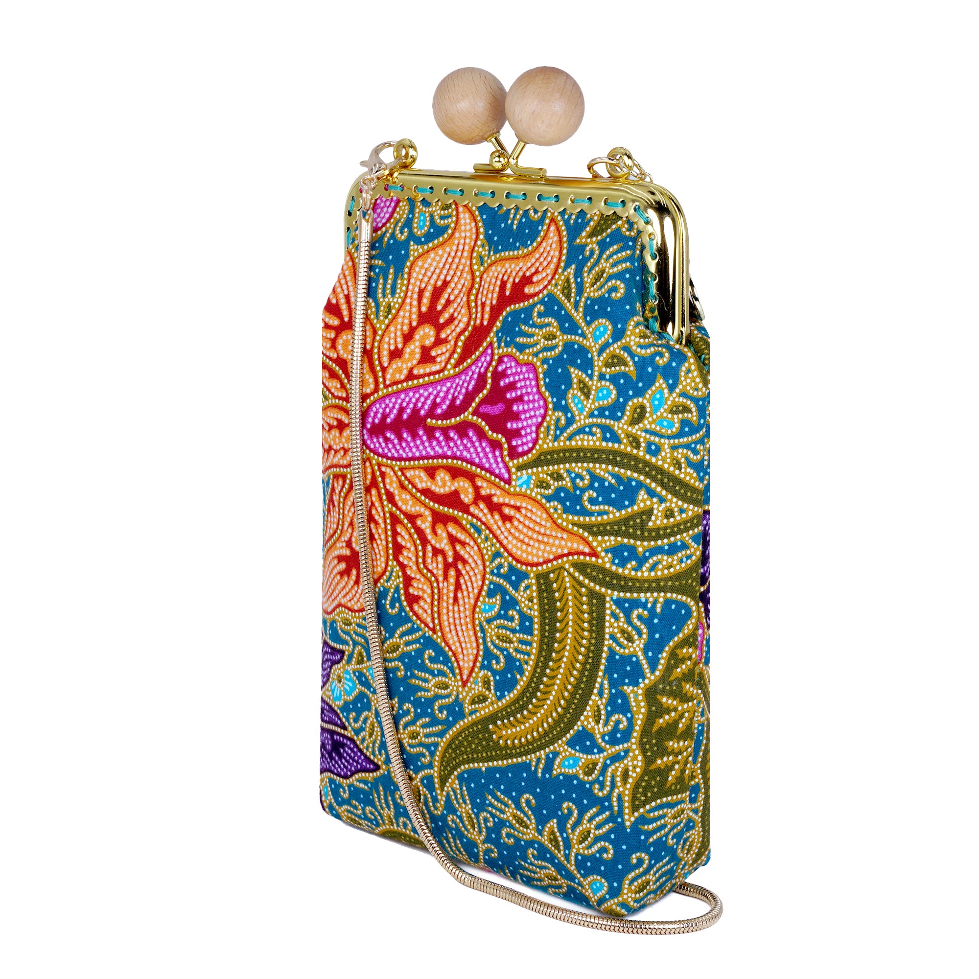 30% OFF - Cell Phone Purse - Batik
