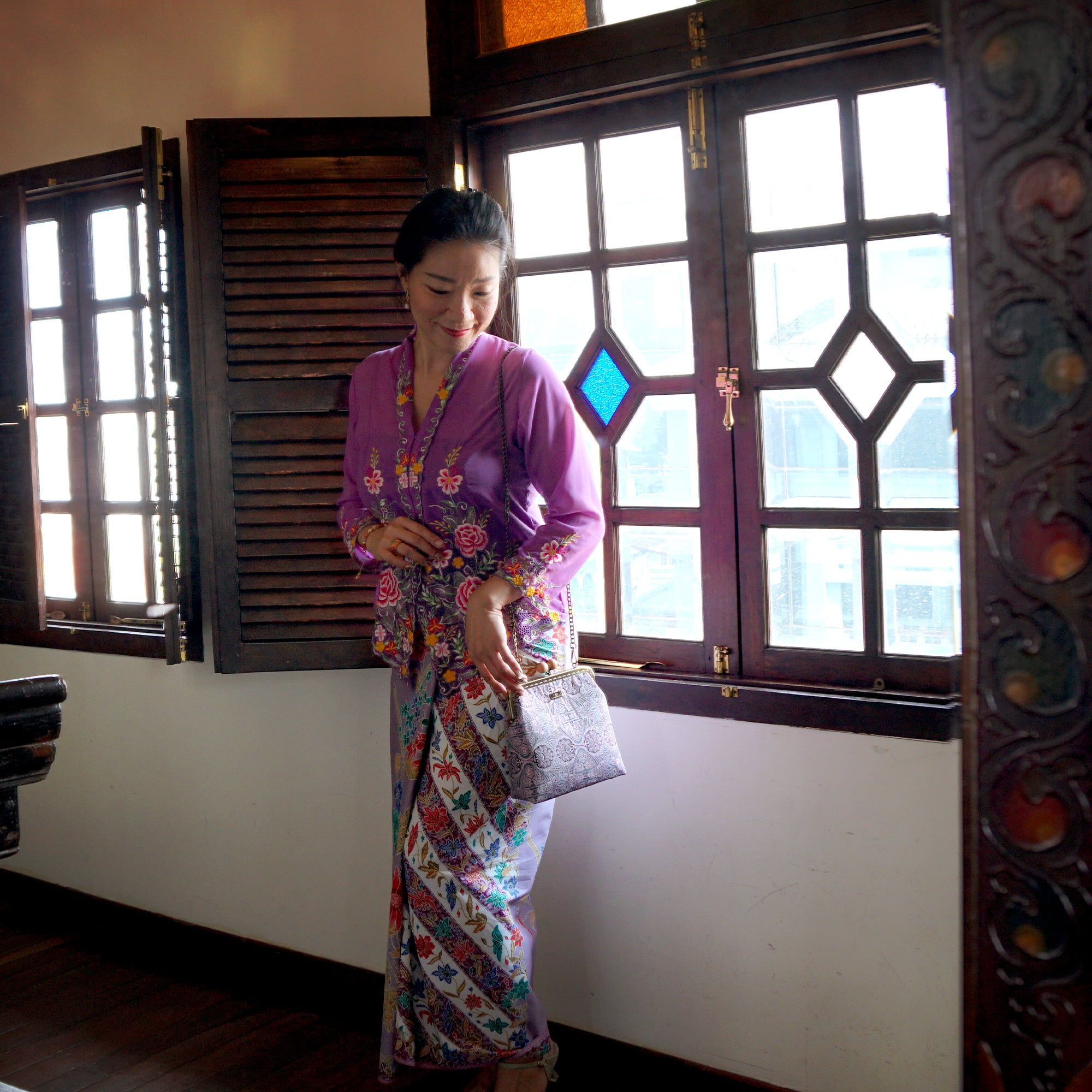 Batik Sarong Wrapped Skirt - Taman Awan(PL)