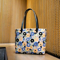 20% OFF - Zipper Top Tote Bag - Tsubaki Garden