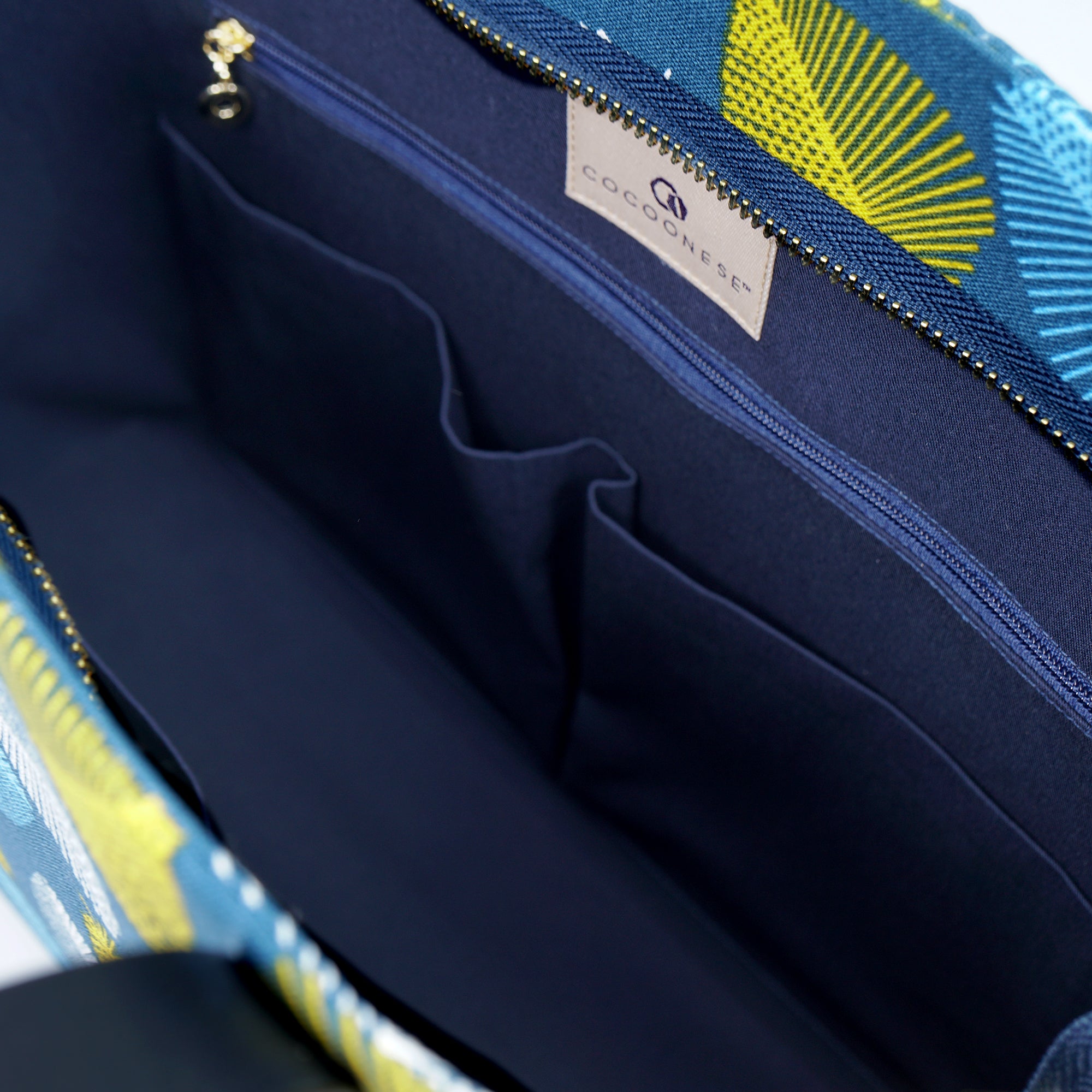 Zipper Top Tote Bag - Fall