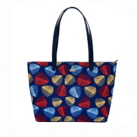 Zipper Top Tote Bag - Fall