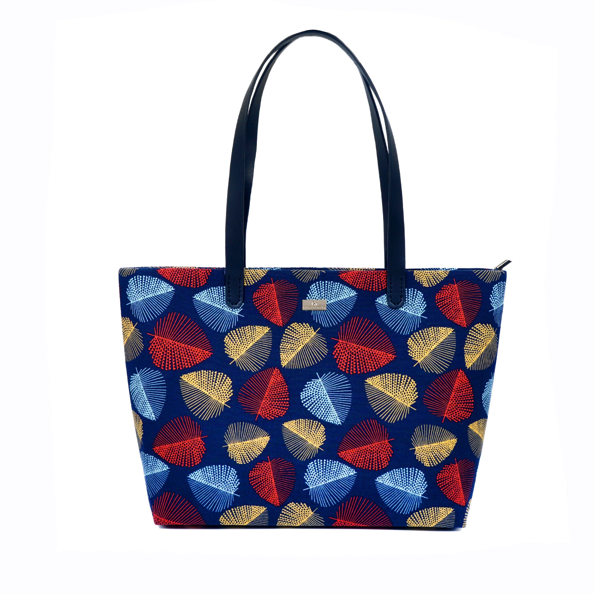 Zipper Top Tote Bag - Fall
