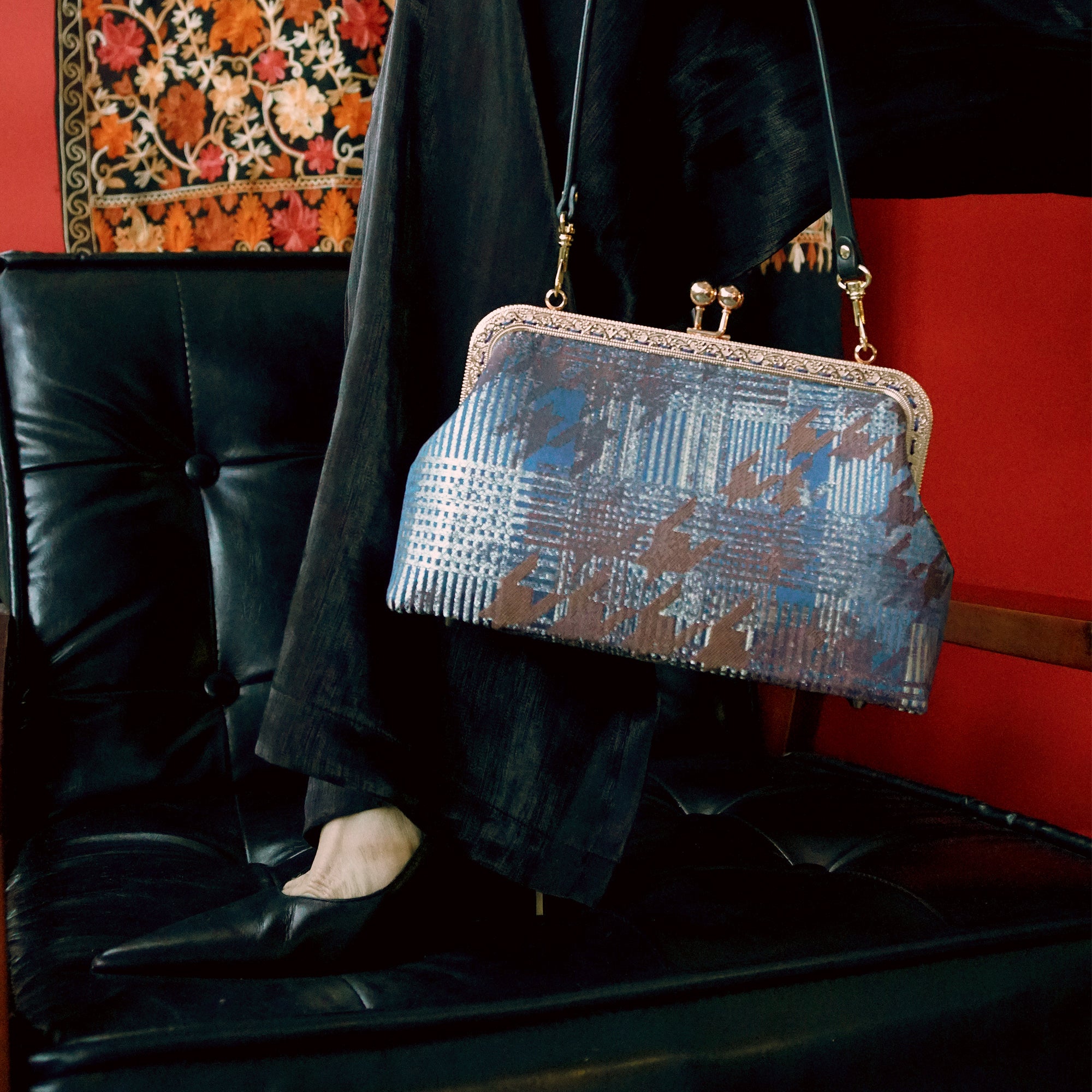 40% OFF - Underarm Bag - Houndstooth