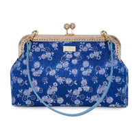 20% OFF - Underarm Bag - Silver Floral