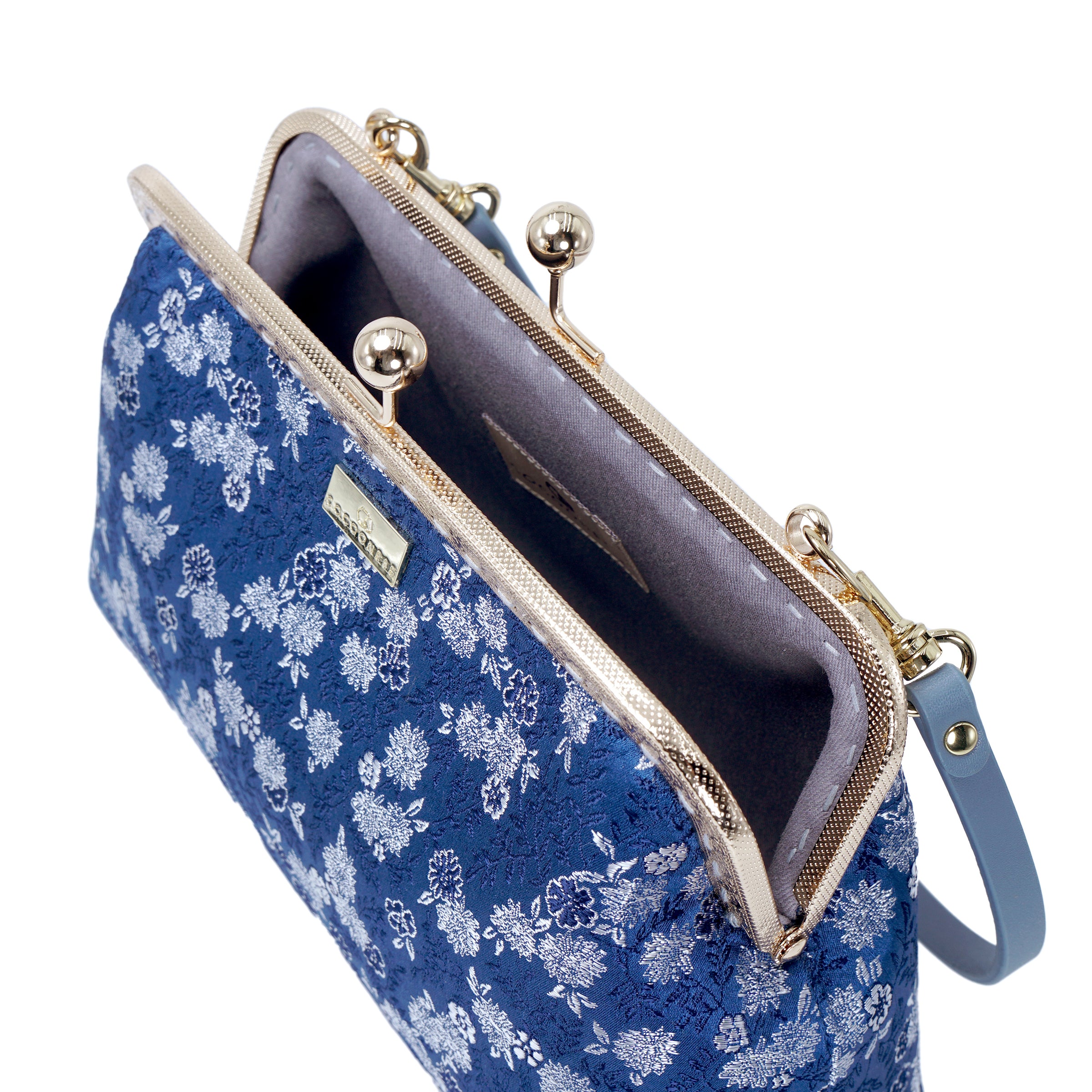 20% OFF - Underarm Bag - Silver Floral