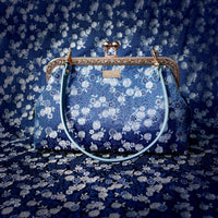 20% OFF - Underarm Bag - Silver Floral