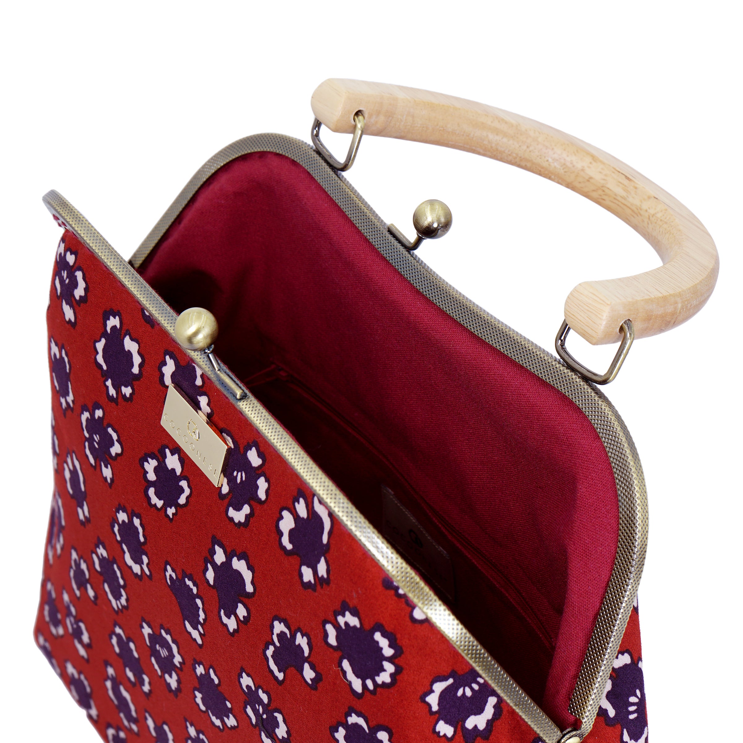 40% OFF -Clasp Handbag - Popcorn