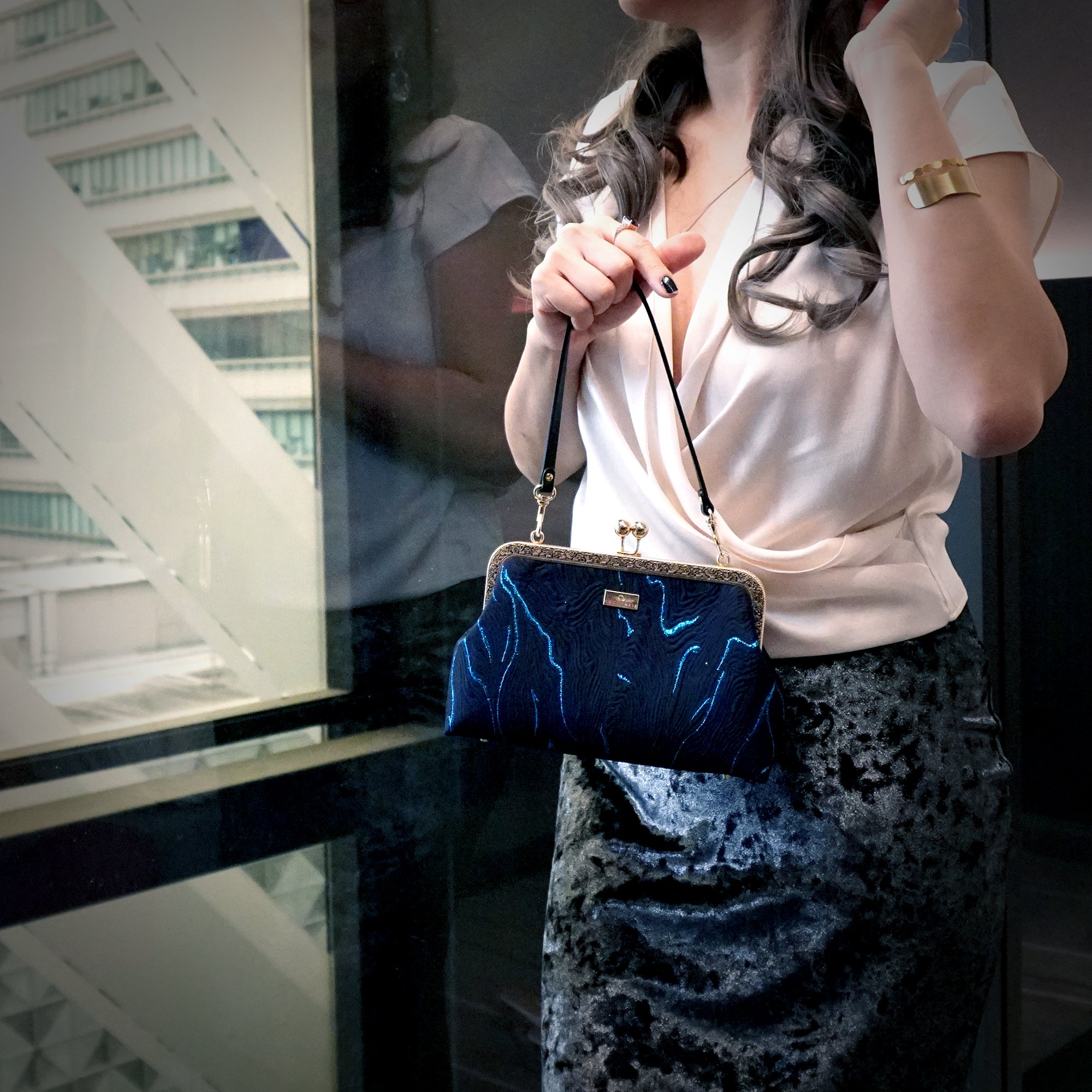 30% OFF - Underarm Bag - Map