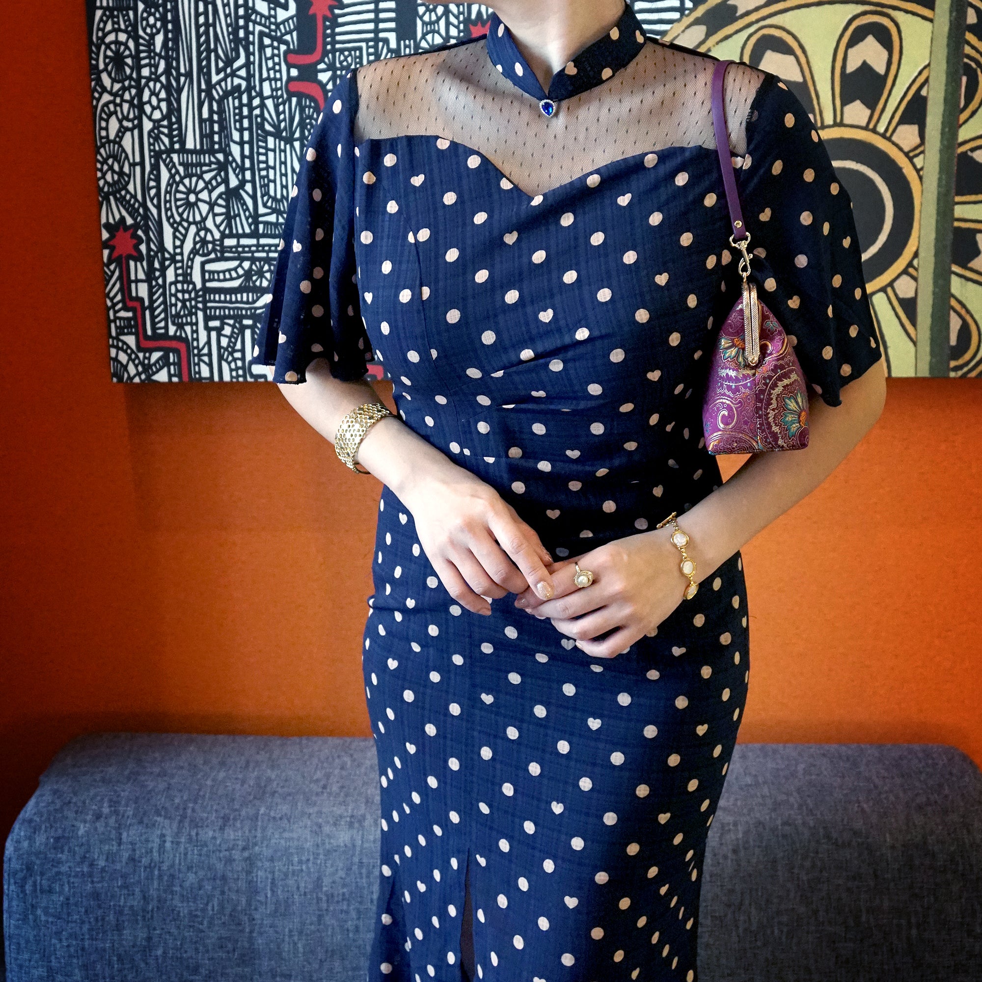 Underarm Bag - Flourishing