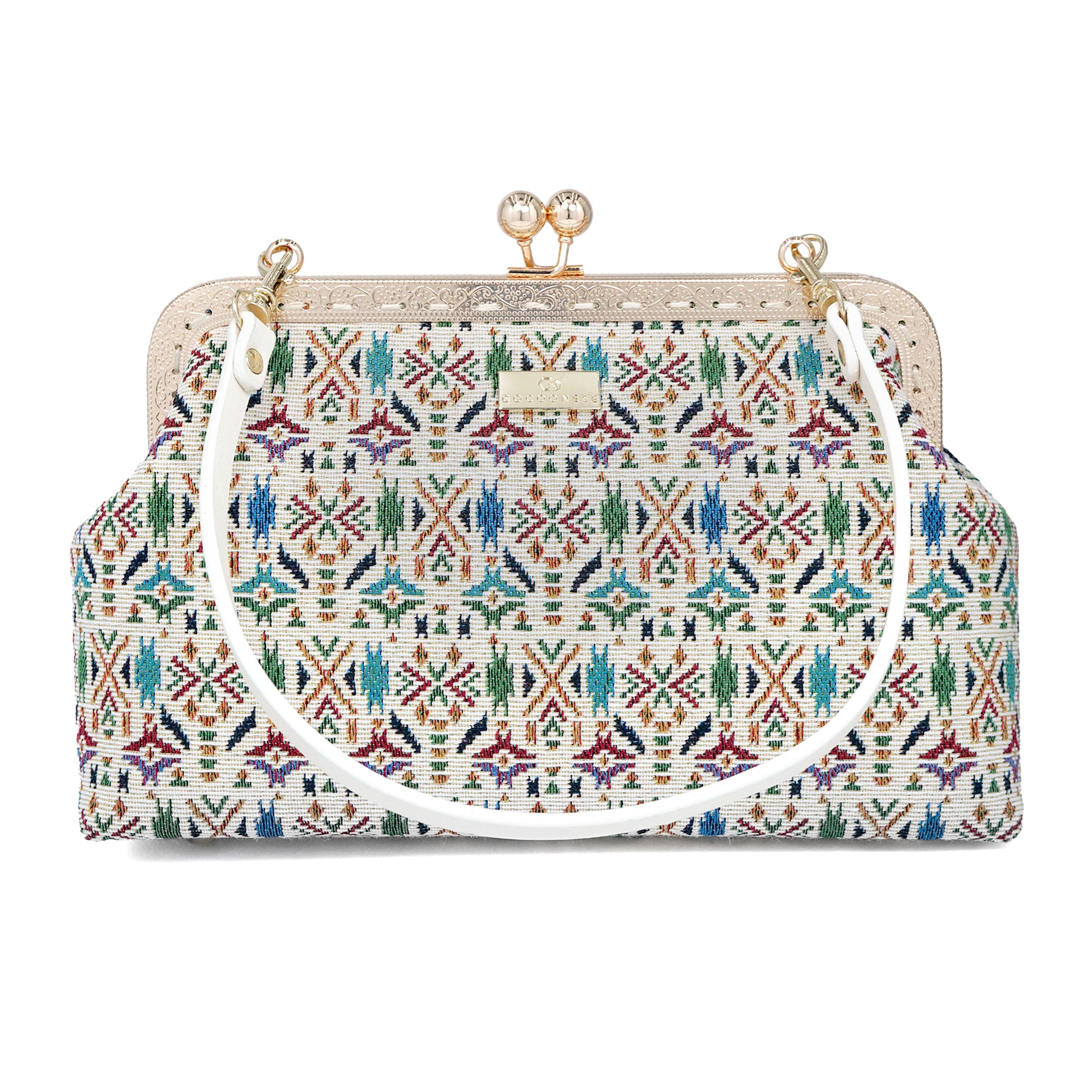 Underarm Bag - Loomed Echoes