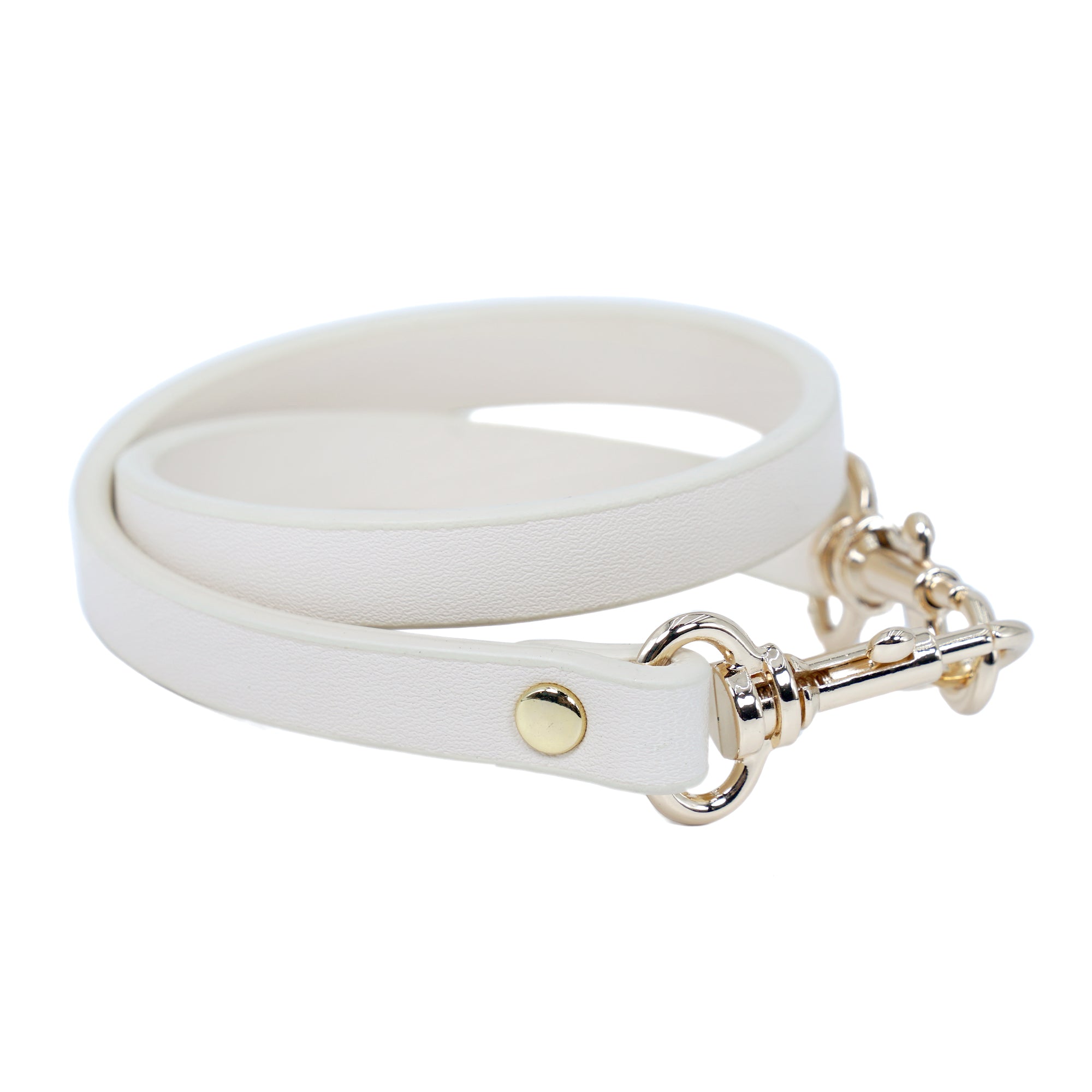 Leather Strap For Underarm 42cm - Gold Hardware