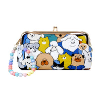 Wristlet Pouch - Dogs Crowd