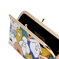Wristlet Pouch - Dogs Crowd