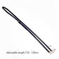 Leather Strap For Crossbody 120cm - Bronze Hardware