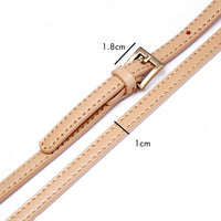 Leather Strap For Crossbody 120cm - Bronze Hardware