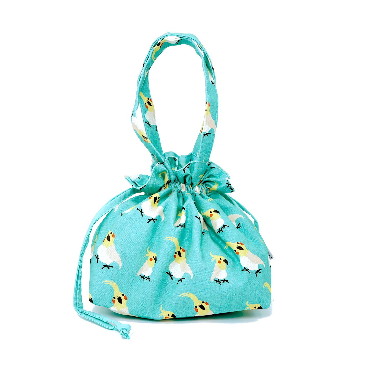 50% OFF - Drawstring Top Handle Handbag  - Little Drunk Birds